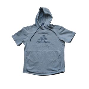 Adidas Post Game Hoodie Short Sleeve Women’s M – Legend Green